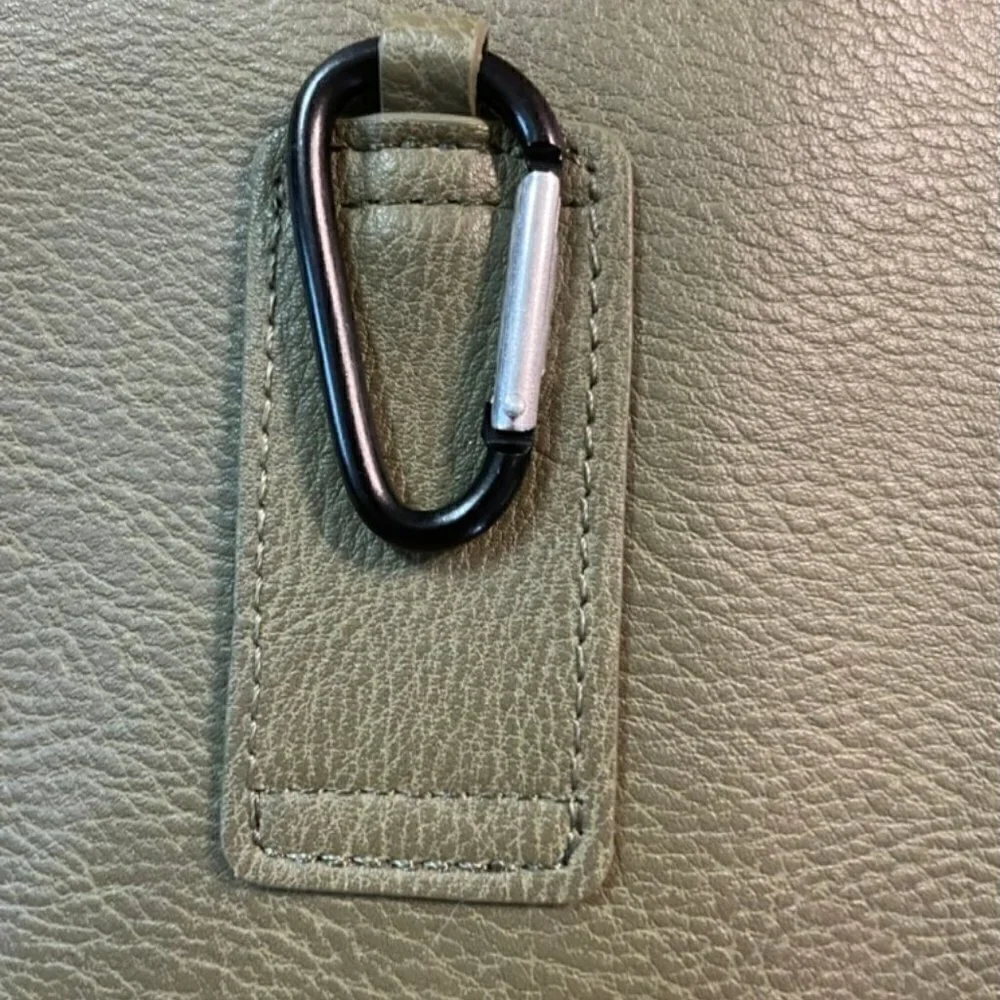 K. Carroll Harper Crossbody Army Green NEW - Picture 7 of 9